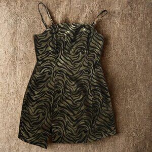 MINKPINK Cocktail Metallic Mini-Dress